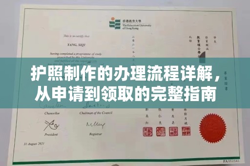 高唐护照制作的办理流程详解，从申请到领取的完整指南
